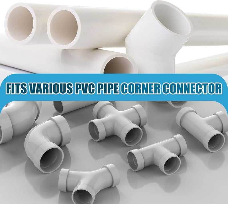 Joyfolk 2 Inch PVC Pipe 17" Long White Sch40 Industrial PVC Pipes, Greenhouse, Garden, Workshop, Farm, Furniture Grade for Home DIY - Image 4